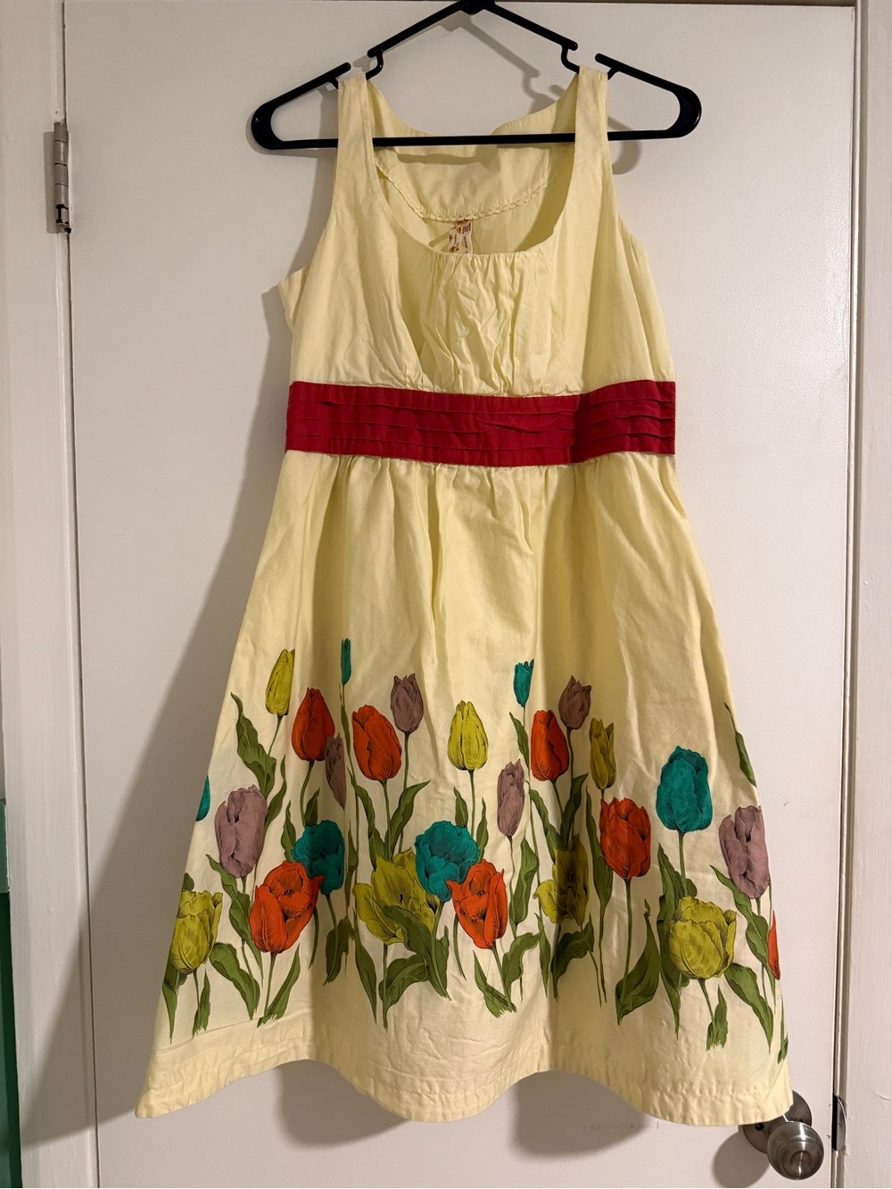Rare Anthropologie Maeve Wye Valley tulip print dress circa 2008 - size 8, VGUC
